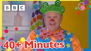 Mr Tumble's Five Little Speckled Frogs Song and more! 🐸 |  40  Minutes Compilation