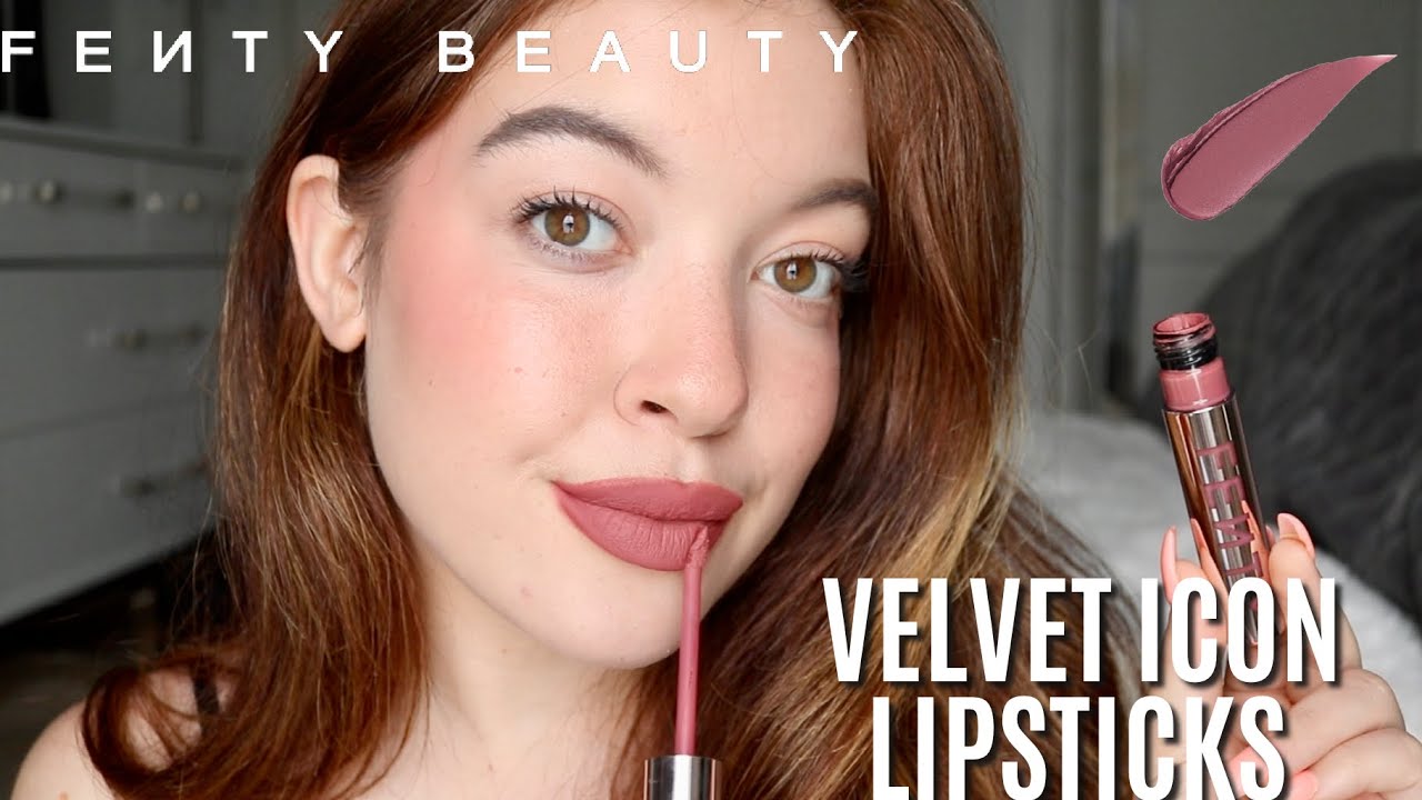new-fenty-icon-velvet-liquid-lipstick-review-youtube