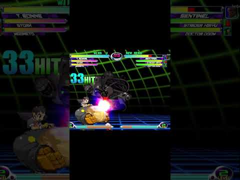 MvC2: Romneto - Magneto/Tron GB to Dual Infinite (Rom + Tag) Framekill DHC 85% Combo .:6.17.25:.