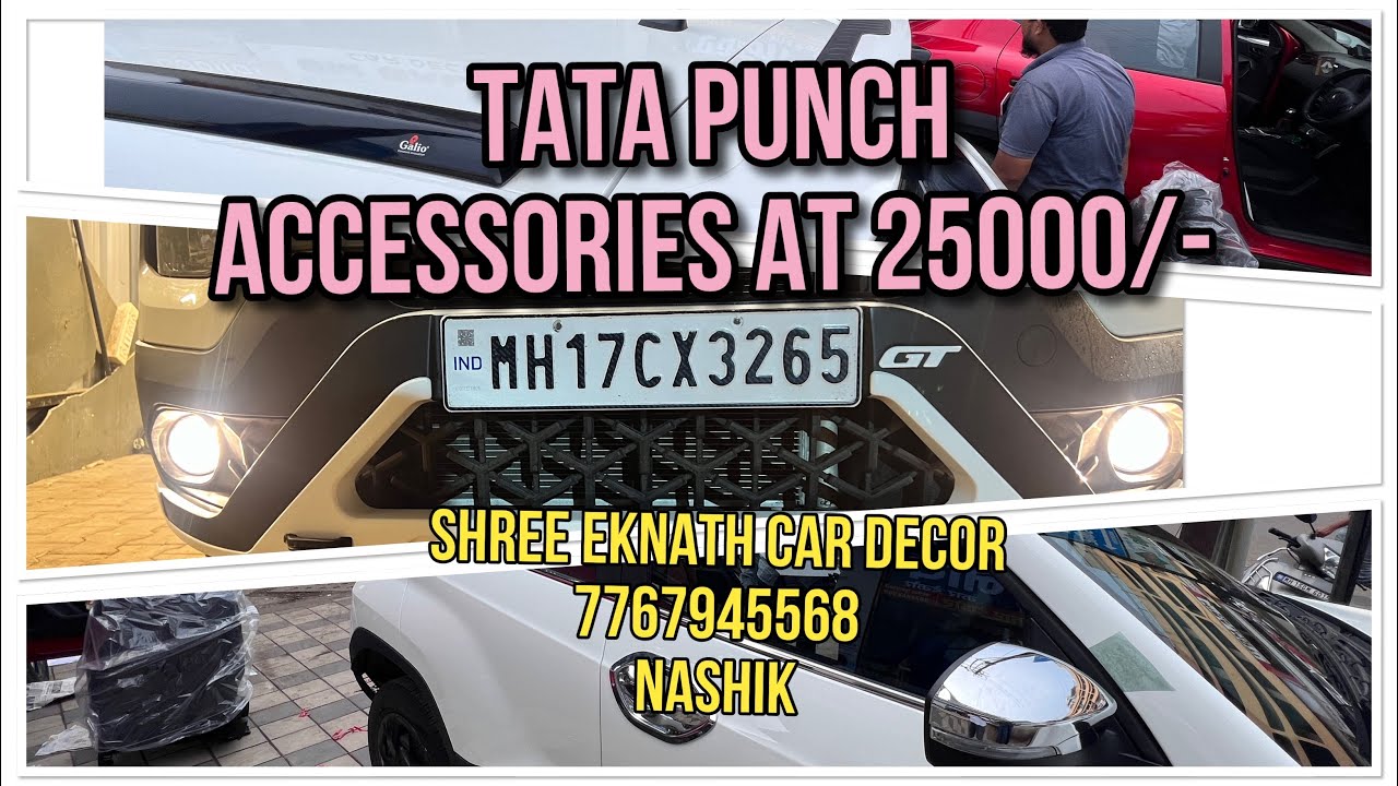 Tata Punch Modification 📞7767945568 Shree Eknath Car Decor 