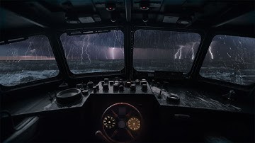 Floating in sea on a rain thunderstorm - Overcome the storm at sea and get your energy back