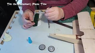 14.4 Sopwith Pup Final Assembly Pt4 Tailfeathers - Dancing Wings Hobby balsa RC model plane build