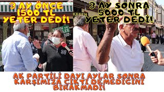 3 Ay Önce 1500 Tl Yeterli̇ Dedi̇ Şi̇mdi̇ Farkli Konuştu Sokak Röportajı Ekonomi Konya Halk