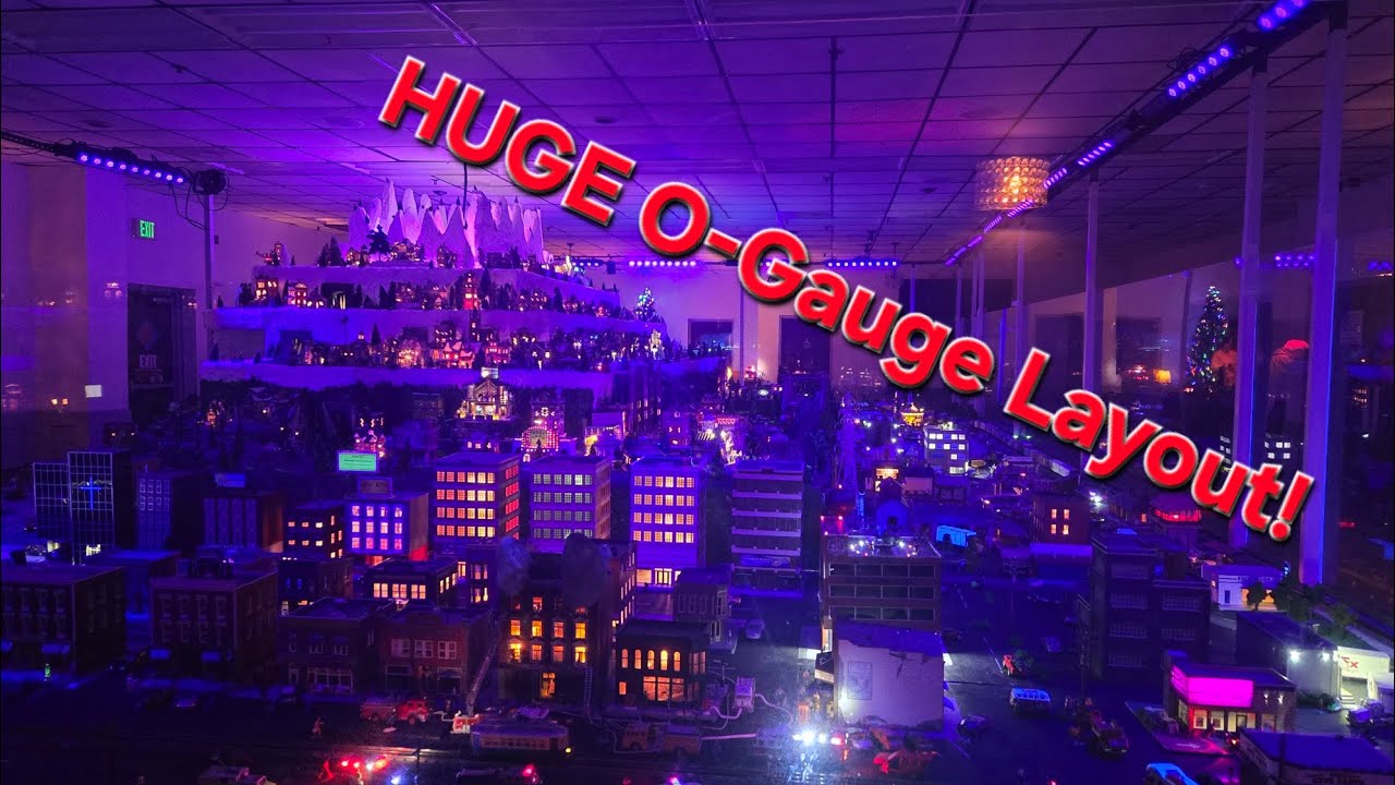 The AMAZING Wise Avenue Fire Department Train Layout!