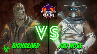 REDNOSE VS NO NOSE! Biohazard (Baraka, Kotal Kahn) vs Rednose (Erron Black)