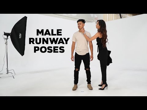 On the Runway/ Catwalk pose: Fashion Illustration - YouTube