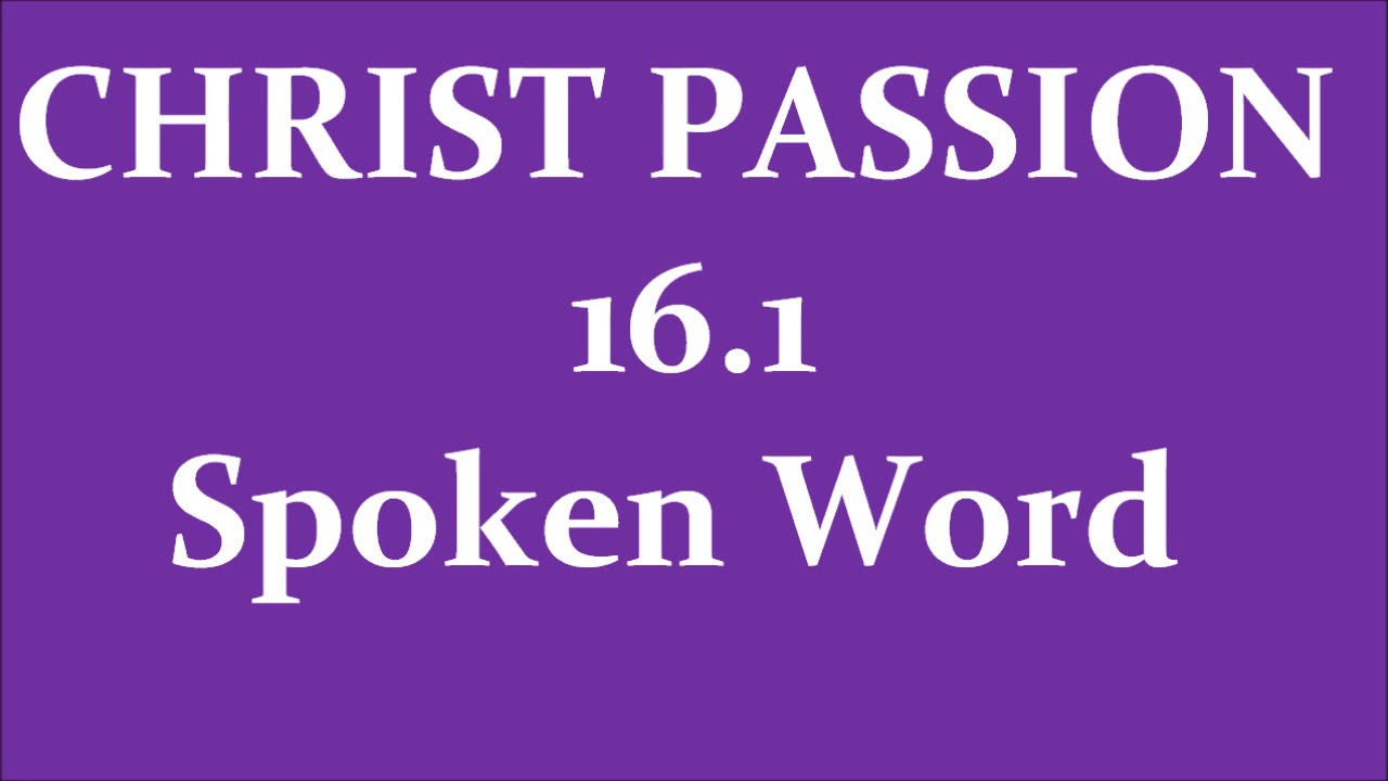 A minute of bars. Christ is Royalty. CHRIST PASSION 16. 1.( Spoken Word