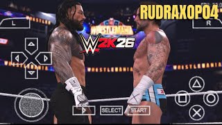 WWE 2K26 PPSSPP MOD Patch | Android &amp; PC | Latest Version | By @RudraXOp04 