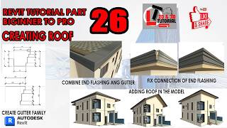 REVIT TUTORIAL BEGINNER TO PRO PART 26: CREATING ROOF