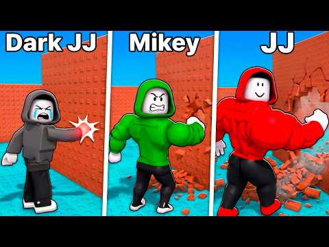 Every Second JJ and Mikey Gain +1 Strength to Escape in Roblox! Maizen