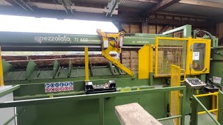 PEZZOLATO TL 650 - Automatic operating cycle for firewood production plants.