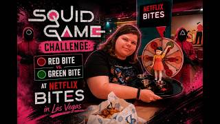 Squid Game Challenge: Red Bite, Green Bite at NETFLIX BITES in las Vegas | 2025