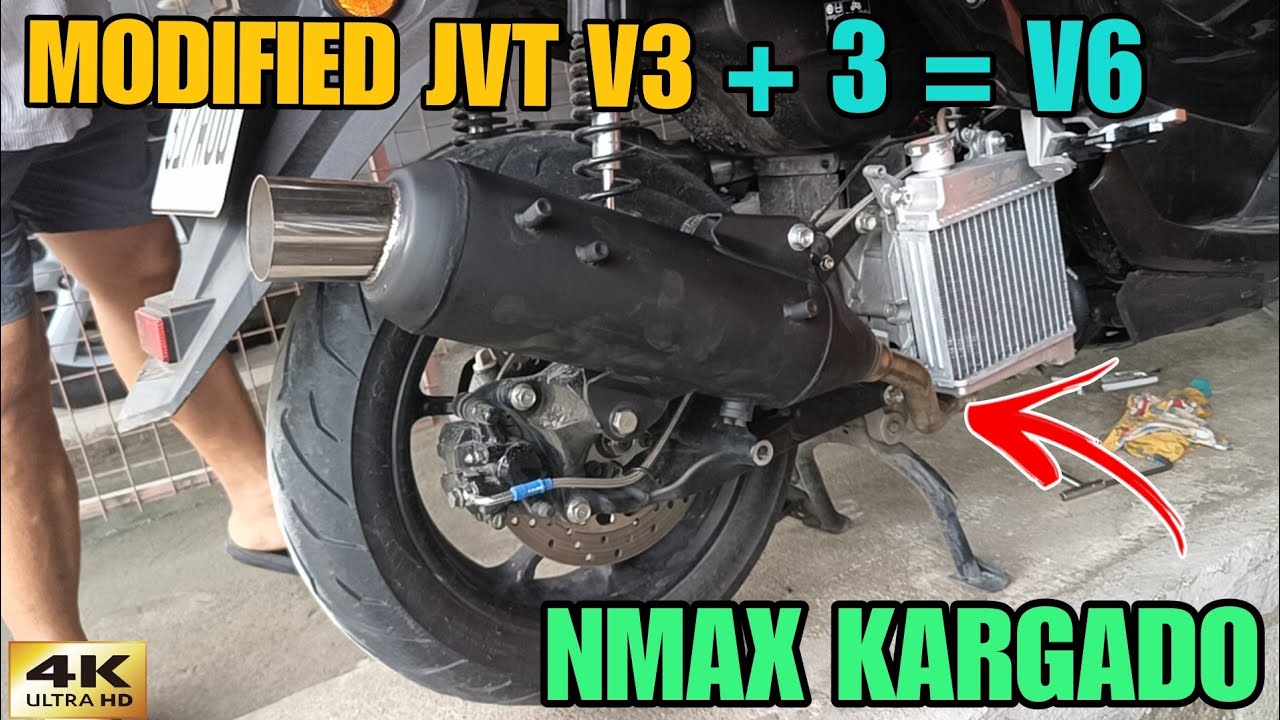 Modified JVT V3 Pipe for Yamaha NMAX Kargado SETUP