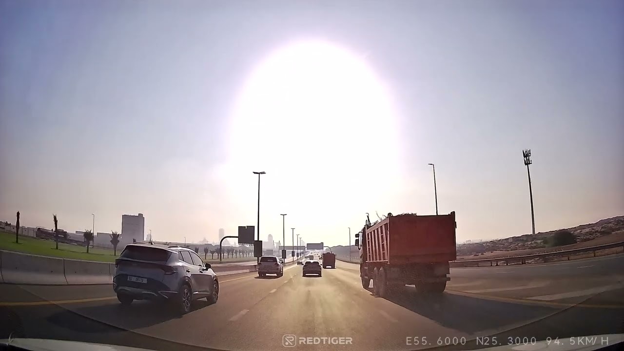 Busy Morning in Ajman City ☀️ | Daily Traffic & Street Drive | UAE 4K Video