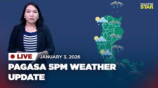 LIVESTREAM: PAGASA Weather Update (January 3, 2026)