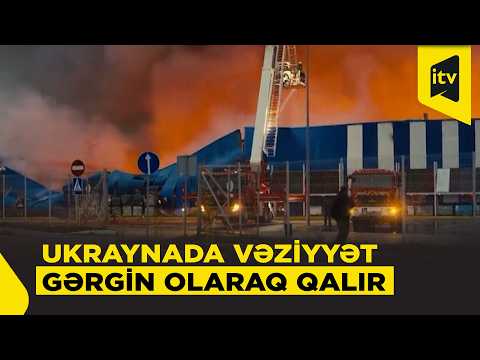 Rusiya Uman şəhərindəki hipermarketə PUA zərbəsi endirdi