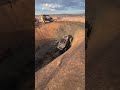 Pink Panther Polaris Rzr has a close call in Moabs devils hot tub on hells revenge.