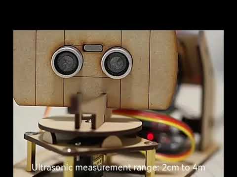 Mini Radar Detection Robot Toy With TFT Screen