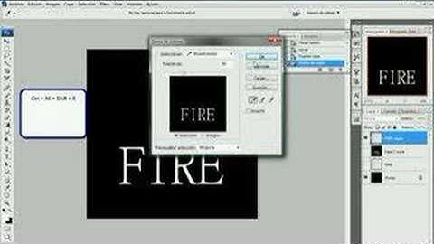 Fire Text - PhotoShop CS3