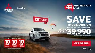 Save Big on Mitsubishi Outlander at Berwick Mitsubishi