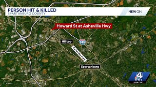 Pedestrian death in Spartanburg County