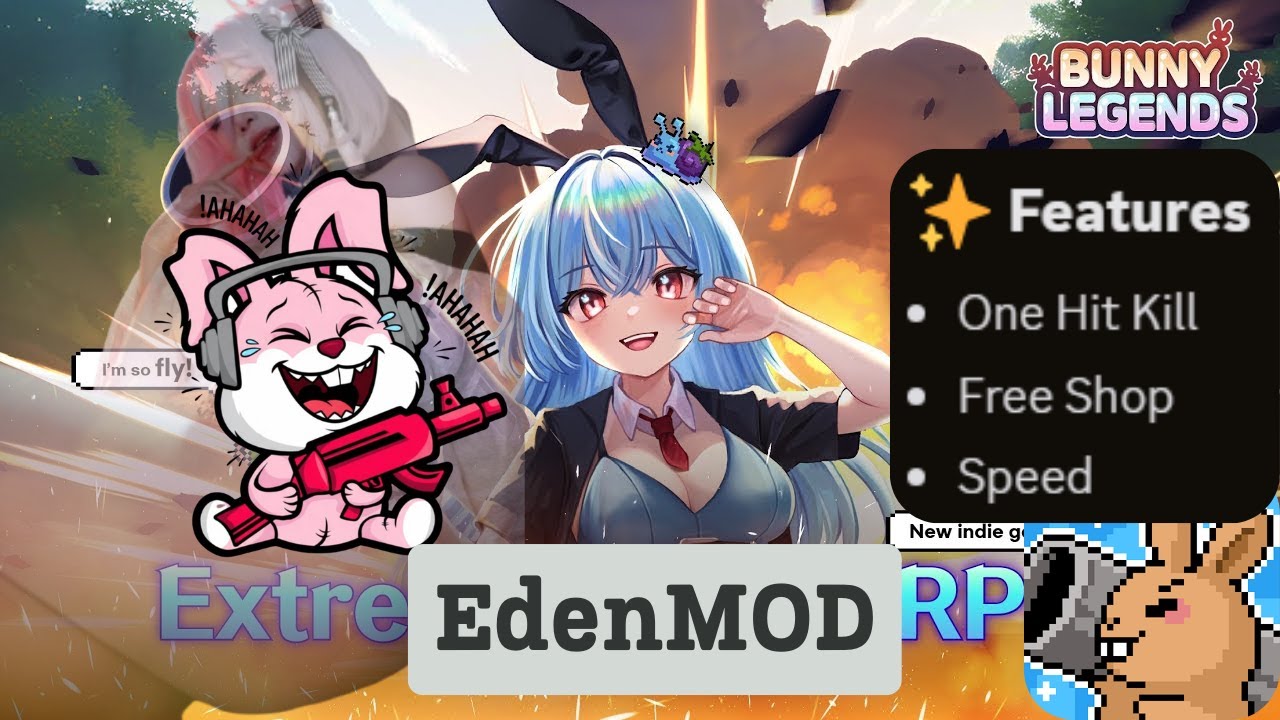 Bunny Legends: Pixel Idle Game - MenuMOD Gameplay