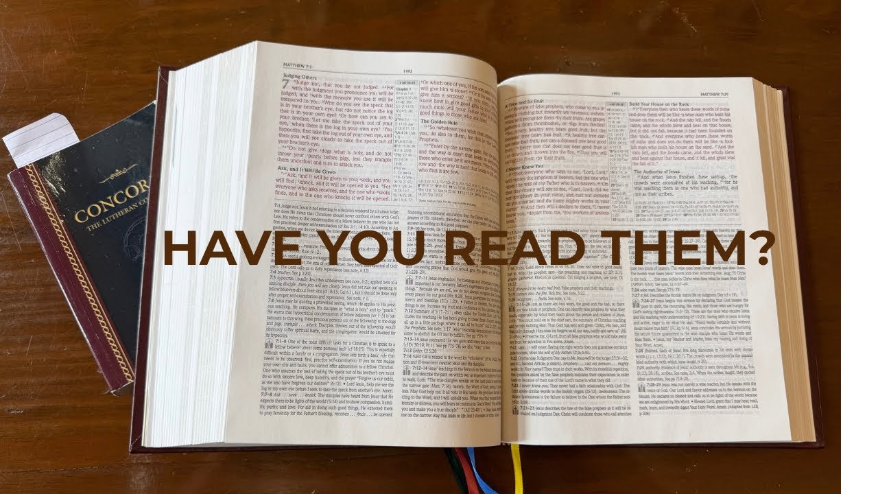 You haven’t read them yet? A brief look inside the Lutheran Confessions