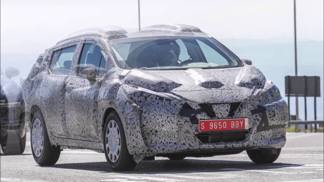 スクープショット 日産マーチ 次期モデル 新たなテスト走行が目撃される Youtube