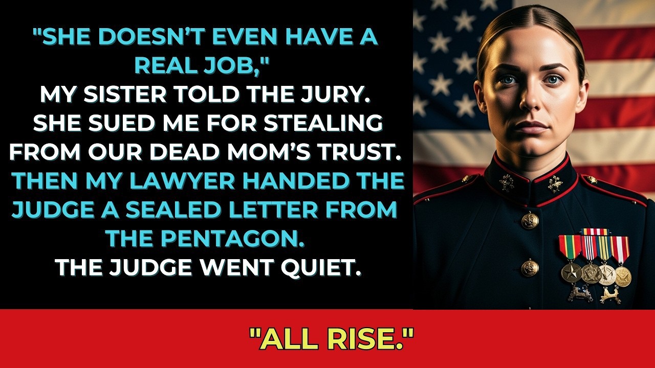 My Sister Told the Jury I Stole From Our Dead Mother — She Had No Idea Who the Judge Really Was