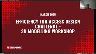 3D modelling workshop 1 - Efficiency for Access Design Challenge 2024-2025