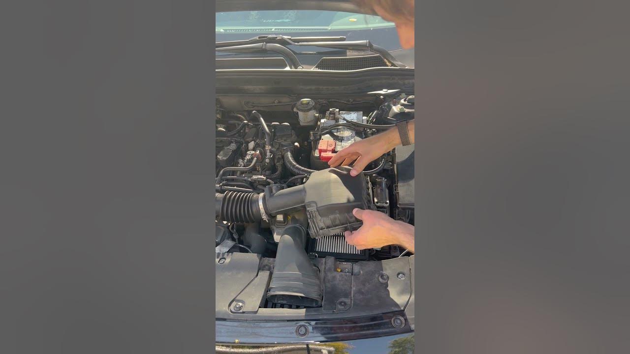 Honda Accord Air Filter Change HowTo YouTube