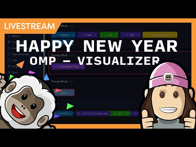 Video: Live Coding - Oh My Posh - Visual Configurator! Hello 2026! Let's Go!