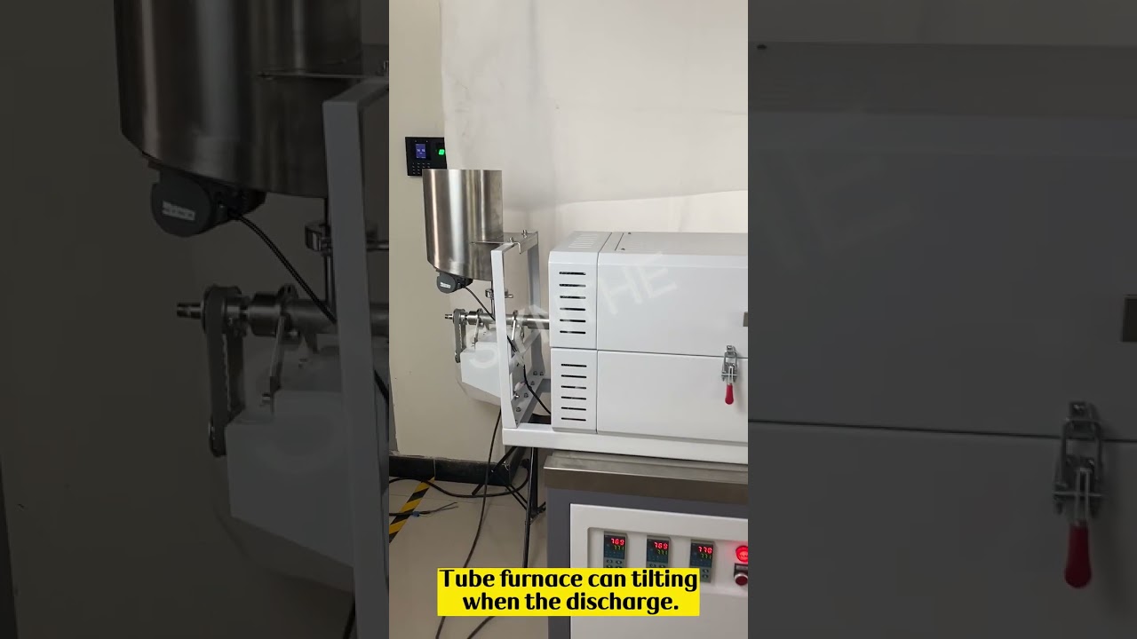 High -Temperature Rotary Tube Furnace with Resistance Wire