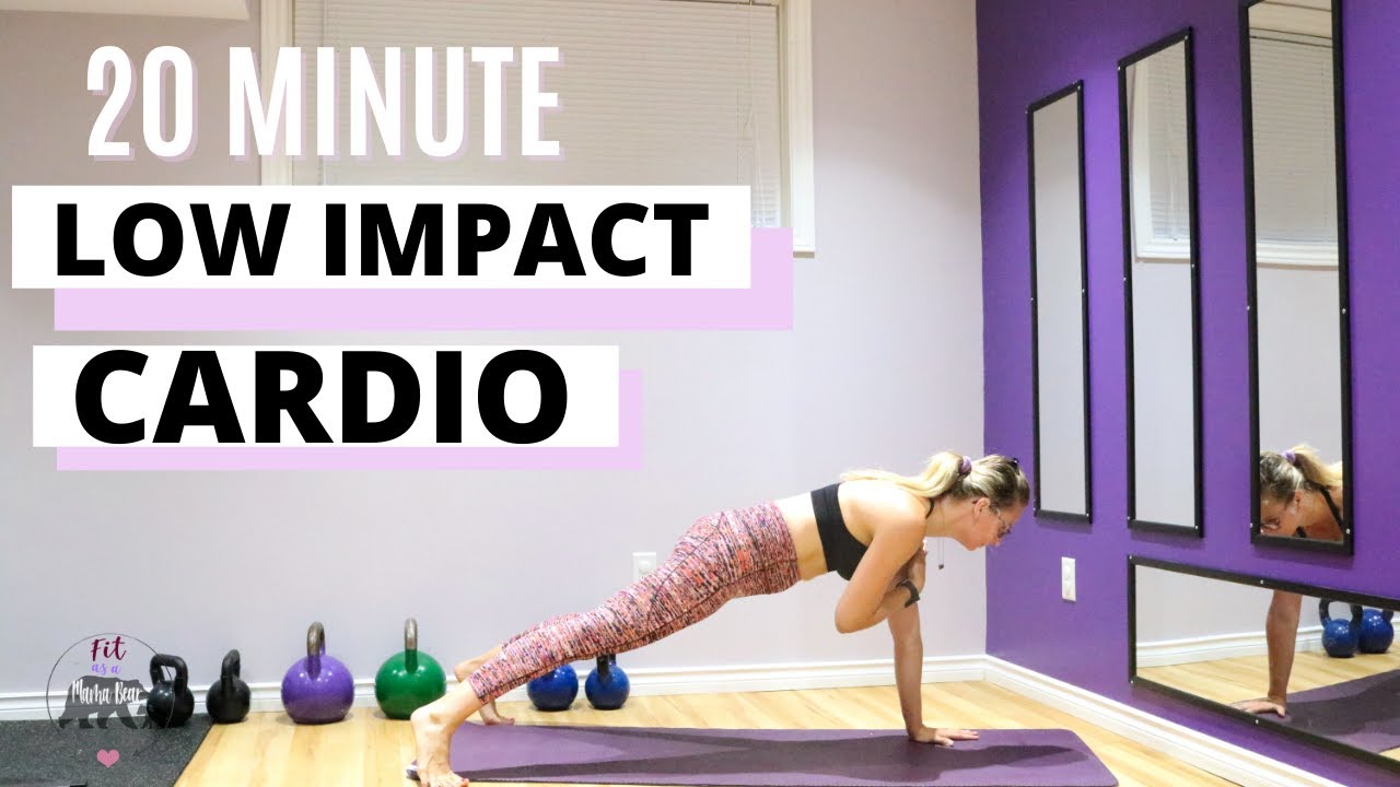 NO JUMPING Cardio Workout At Home // Low Impact//Total Body YouTube