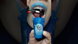 Asmr Anomaly Elsa Frozen Ice Blue Drink Lip Oil Truns Into Sweet Candy Juice 1430