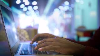 Typing On A Keyboard Stock Video
