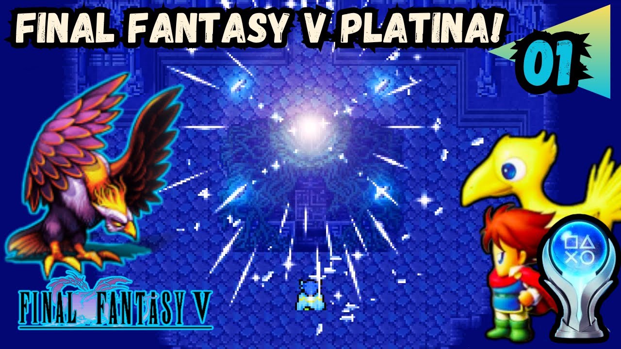 Final Fantasy V (Pixel Remaster)#01 - O Início!(PLATINA 100% PT-BR