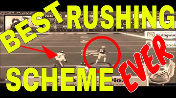 MADDEN 18 BEST RUSHING SCHEME. NEVER PASS THE BALL AGAIN. BEST RUNS IN MADDEN 18.