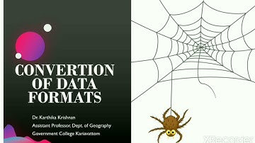 DATA CONVERSION IN GIS- RASTERIZATION & VECTORIZATION