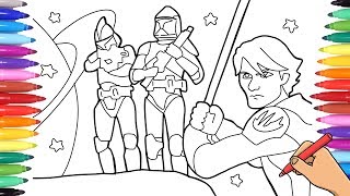 STAR WARS COLORING PAGES - DRAWING AND COLORING STORMTROOPERS - STAR WARS MANDALORIAN