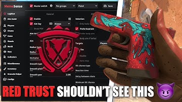CS2 LEGIT CHEATING ON RED TRUST... (CAN IT SURVIVE?) 😈 ft.memesense.gg