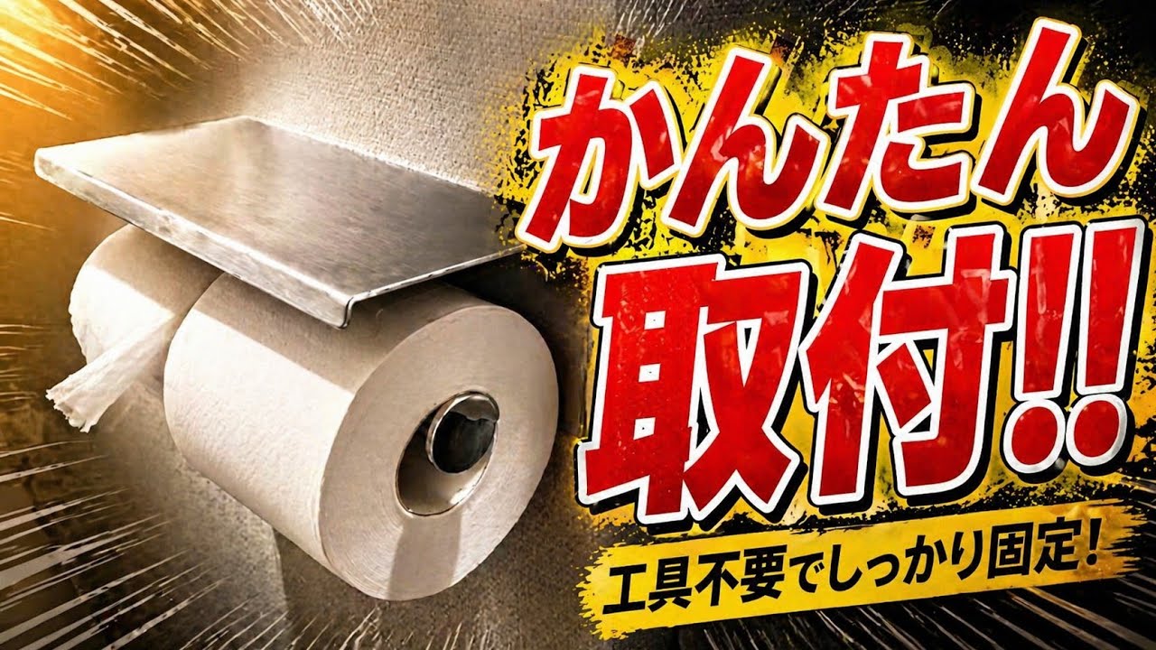 DIY】トイレットペーパーホルダー設置レビュー｜交換手順と注意点
