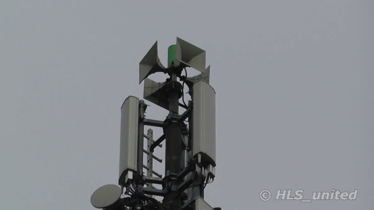 Sirenen-Probealarm Köln-Niehl 01.04.2017 - Pneumatische Hochleistungssirene Hörmann HLS 273