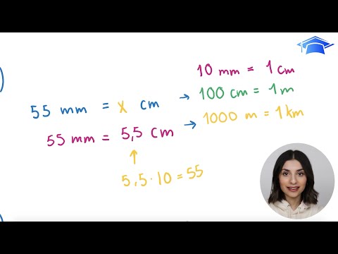 Video: Vi vil lære, hvordan man konverterer centimeter til millimeter: måder