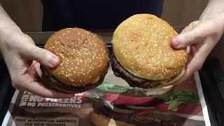 CTC Review #2 - Burger King Double Quarter Pound King vs. McDonald's Double Quarter Pounder