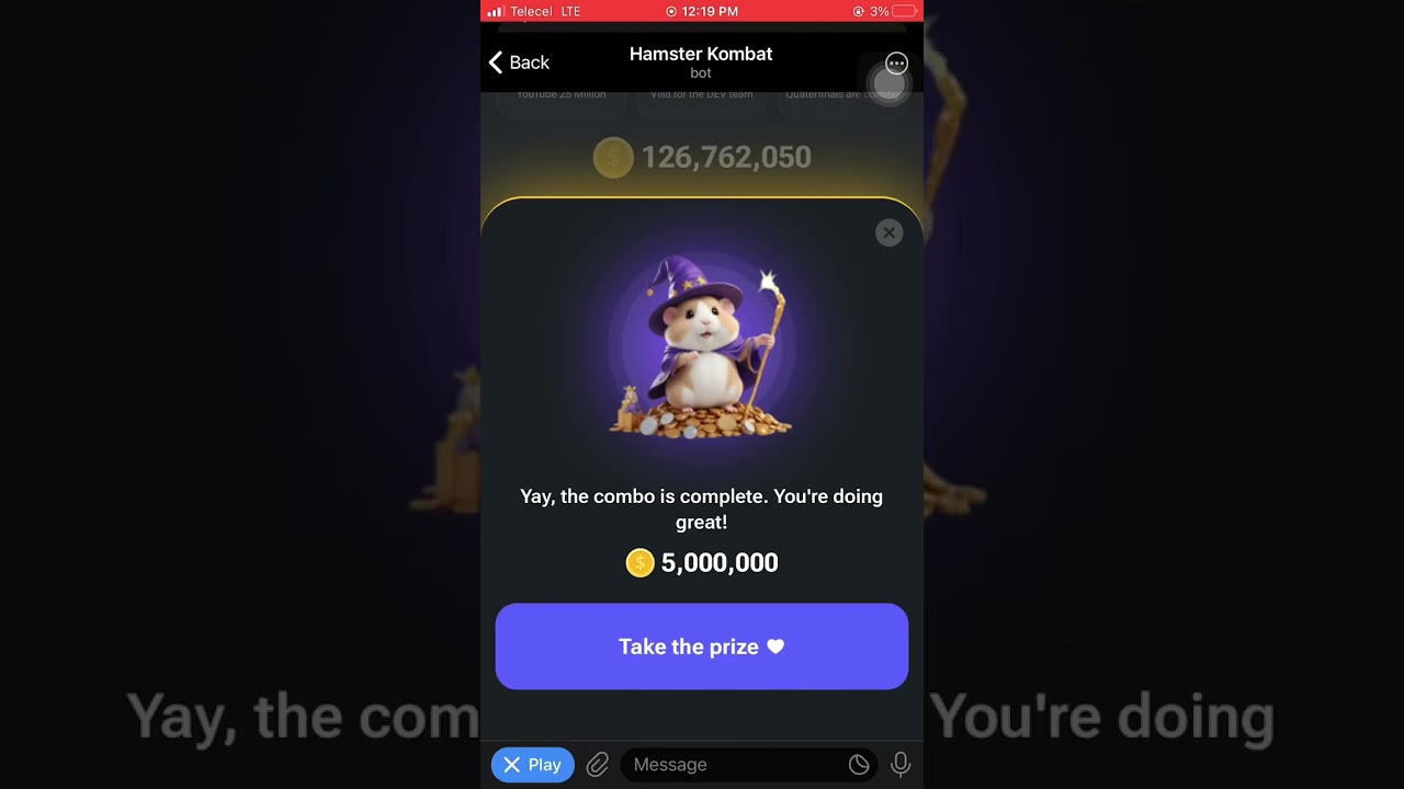 Hamster kombat daily combo and cipher @YoungDesigner-v3f