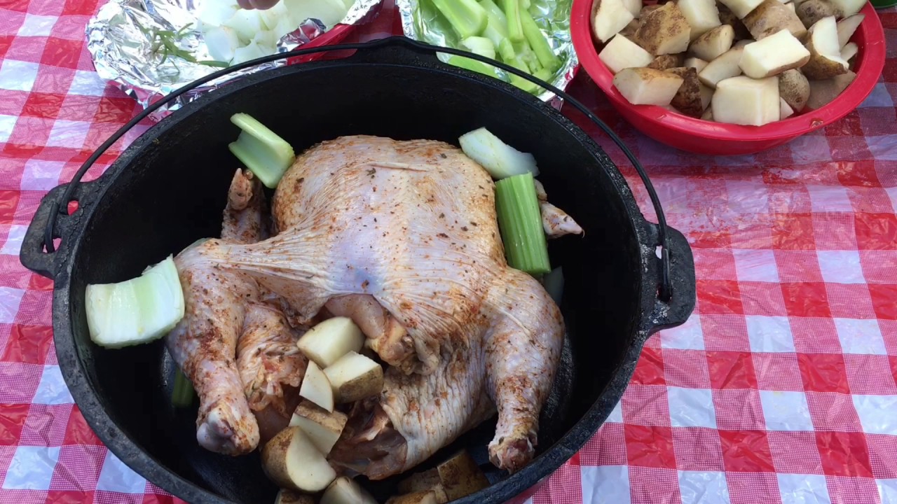 Dutch Oven Chicken & Potatoes YouTube