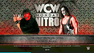 WWE 2K25 FULL MATCH - Great Muta vs Sting - Who is the ULTIMATE Icon?