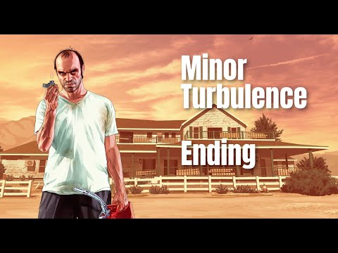 Grand Theft Auto V - Minor Turbulence. Mission music theme. Ending (Parachute part)