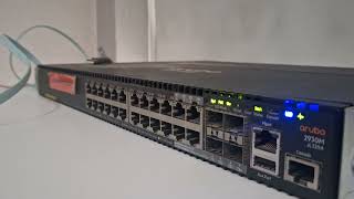 Reset switch aruba 2930M